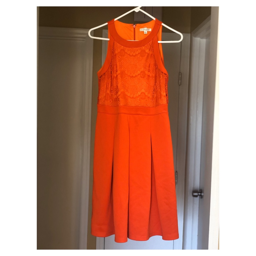 Cocktail Dress, Blood Orange in Color, Size 4